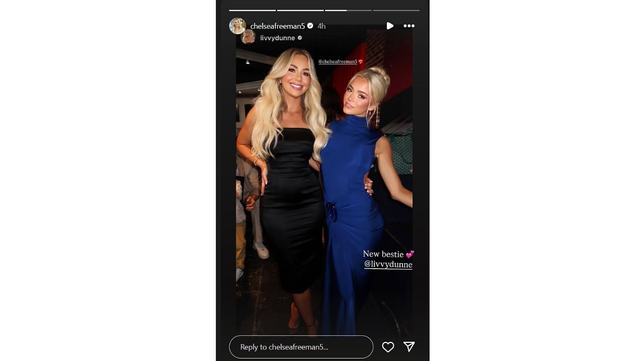 Chelsea's Instagram story